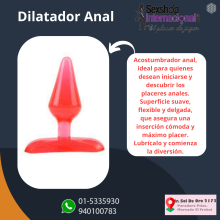 DILATADOR ANAL DE SILICONA 